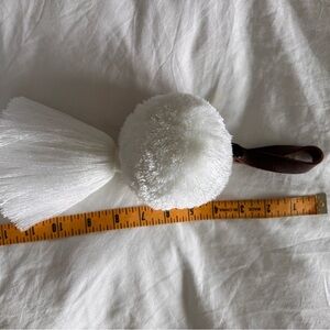 White Fluffy Bag Tassel